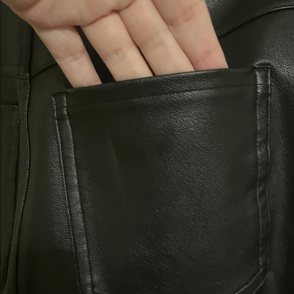 SPANX Black Leather-like Pants - Picture 4 of 5